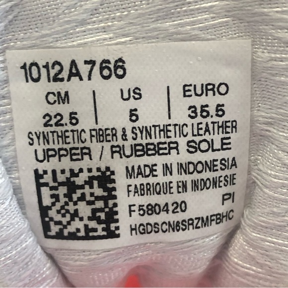 Asics Gel-Nimbus 22 Girl’s White/Pink Sneakers Size 5 - Picture 13 of 13